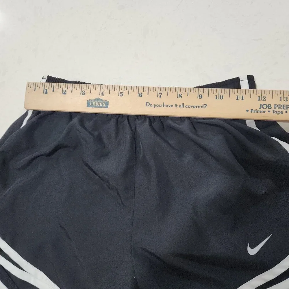 Nike Running Shorts Dri-Fit Brief‎ Lined Black Activewear Womens Small